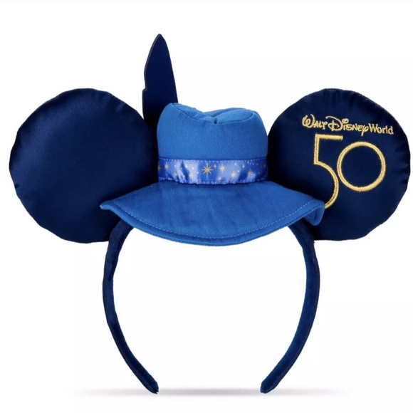 Disney World 50th Mickey Peter Pan's Flight Main Attraction Headband Ears - NEW - Picture 2 of 2